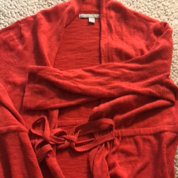Old Navy red 3/4 sleeve cardigan - Picture 4 of 5